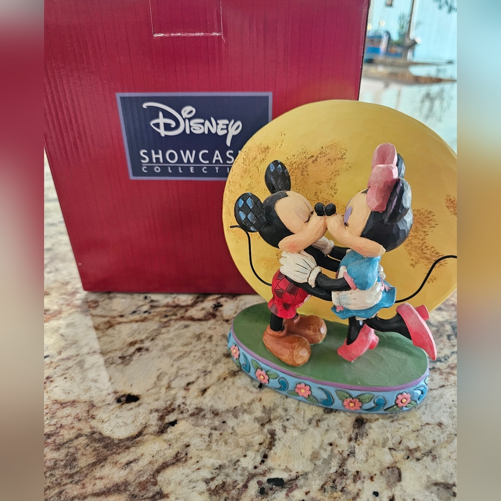 Jim Shore Magic and Moonlight Disney Traditions Mickey and Minnie SIGNED NEW